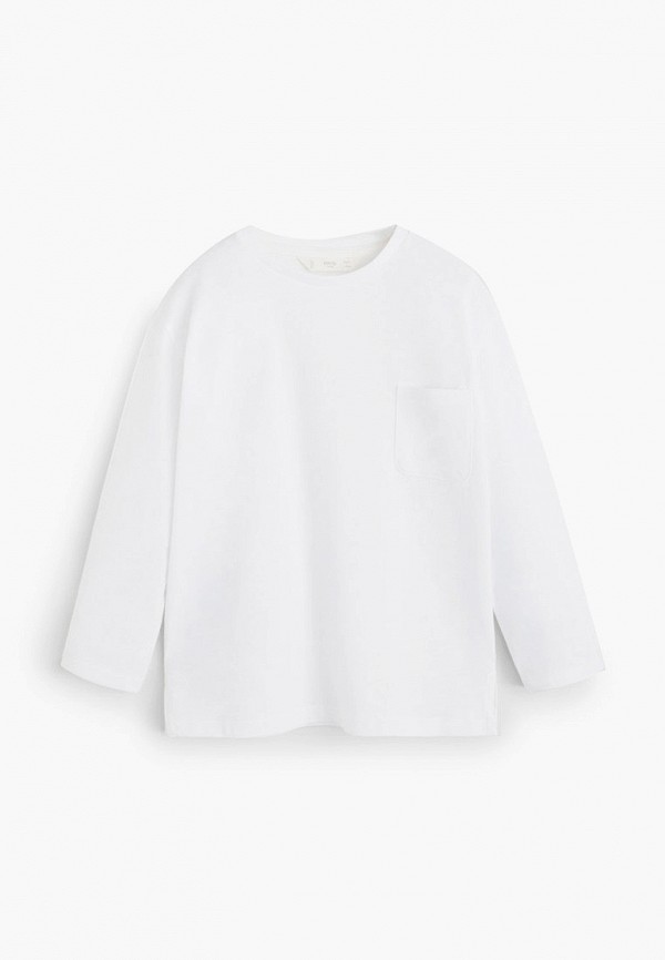 

Лонгслив Mango Kids, Белый, - BASIC5