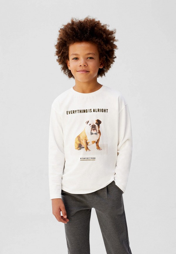 

Лонгслив Mango Kids, Белый, Mango Kids MA018EBIIKJ5