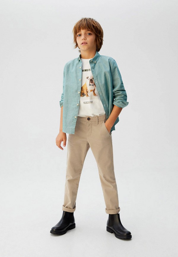 

Брюки Mango Kids, Бежевый, Mango Kids MA018EBIIKM5