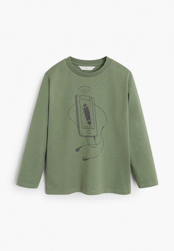 

Лонгслив Mango Kids, Хаки, - COOLEST