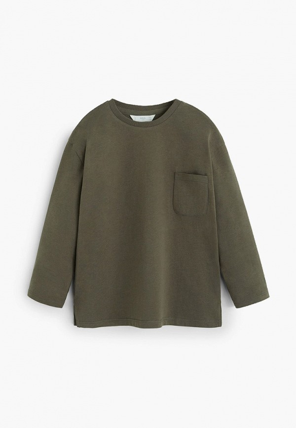 

Лонгслив Mango Kids, Хаки, - BASIC5