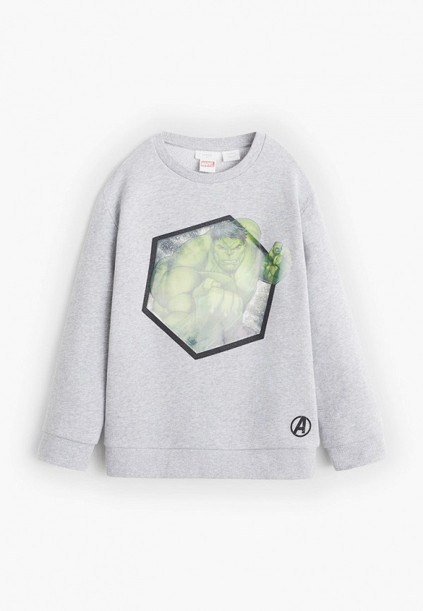 

Свитшот Mango Kids, Серый, - HULK