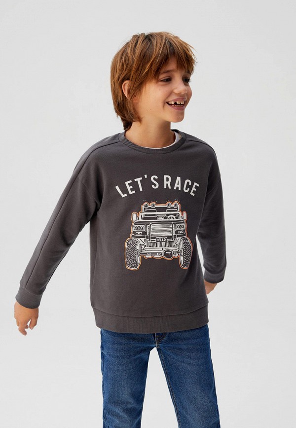 

Свитшот Mango Kids, Серый, Mango Kids MA018EBIIPL1