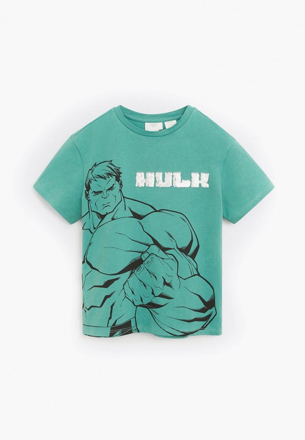 

Футболка Mango Kids, Зеленый, - SUPER