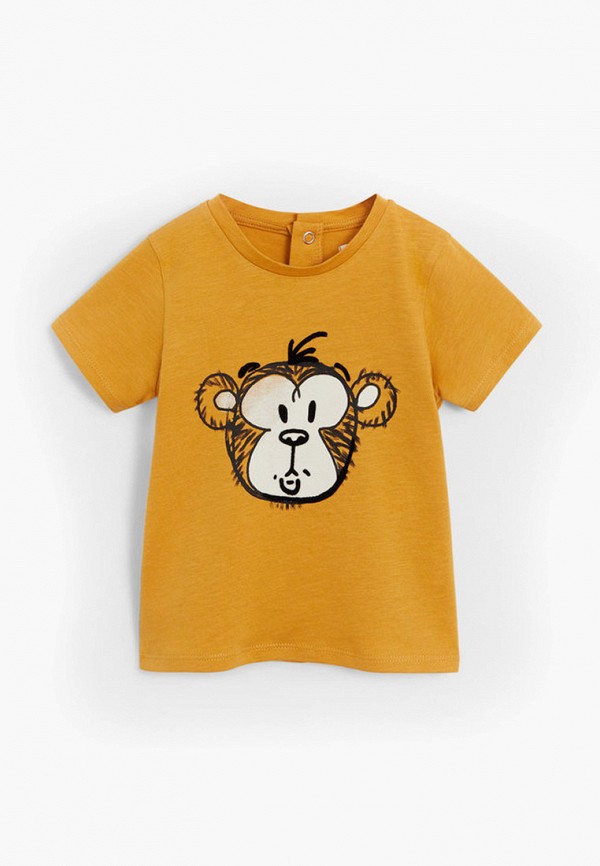

Футболка Mango Kids, Желтый, - MONO