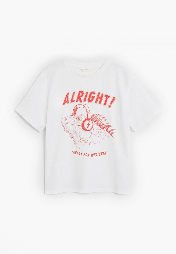 

Футболка Mango Kids, Белый, Mango Kids MA018EBJIYA0