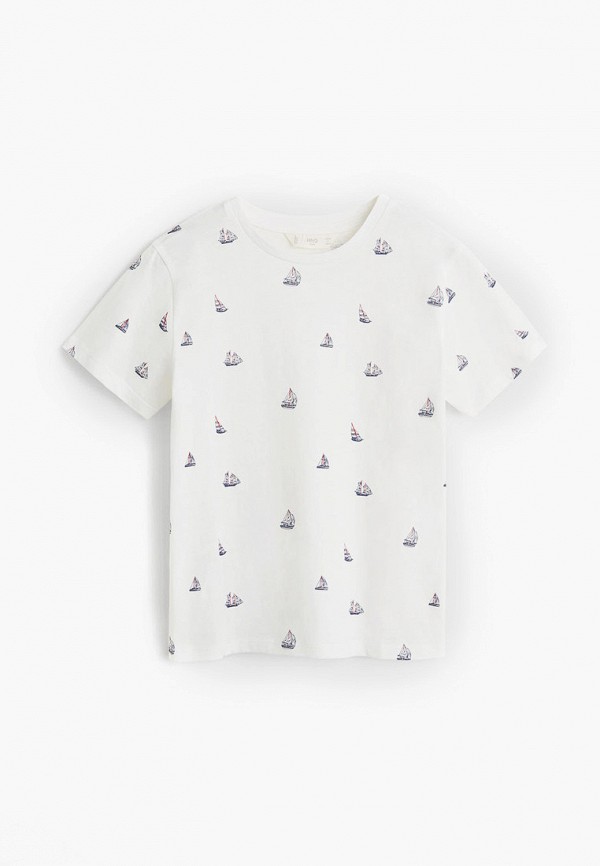 

Футболка Mango Kids, Белый, - BOATS-H