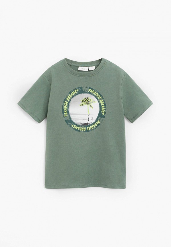 

Футболка Mango Kids, Хаки, Mango Kids MA018EBJIYI7