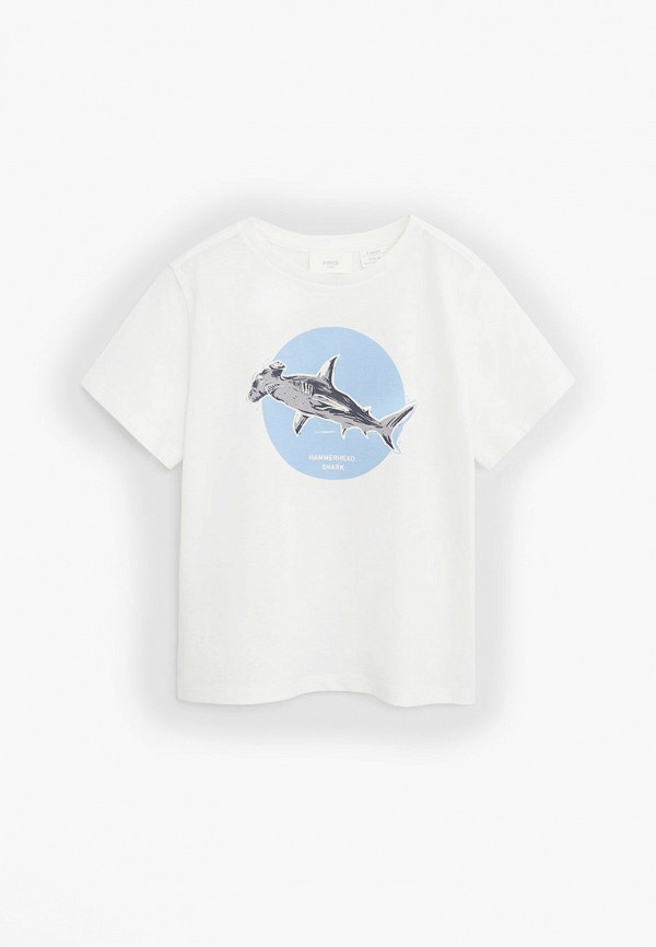 

Футболка Mango Kids, Белый, - BLUE