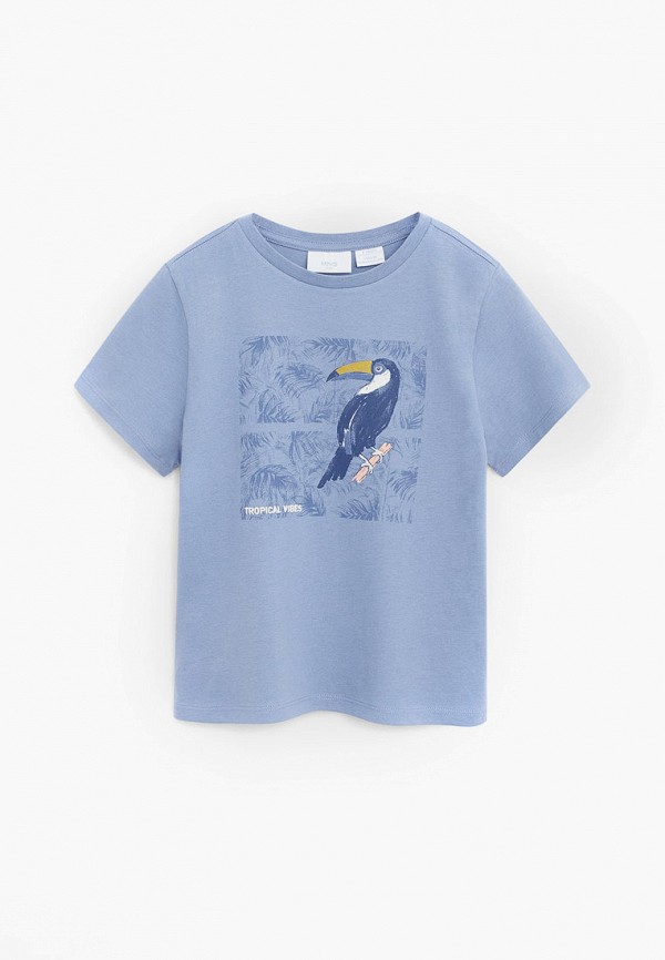 

Футболка Mango Kids, Синий, - BLUE