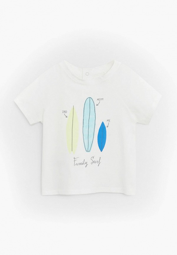 

Футболка Mango Kids, Белый, - FAMILY