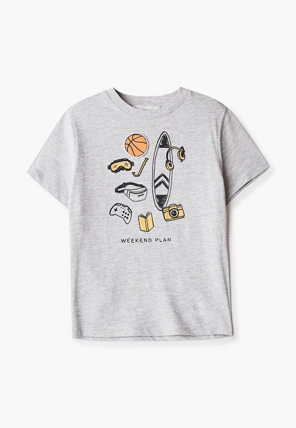 

Футболка Mango Kids, Серый, Mango Kids MA018EBJNDA6