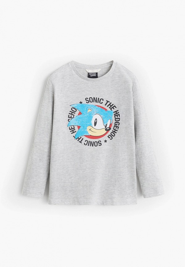 

Лонгслив Mango Kids, Серый, - SONIC