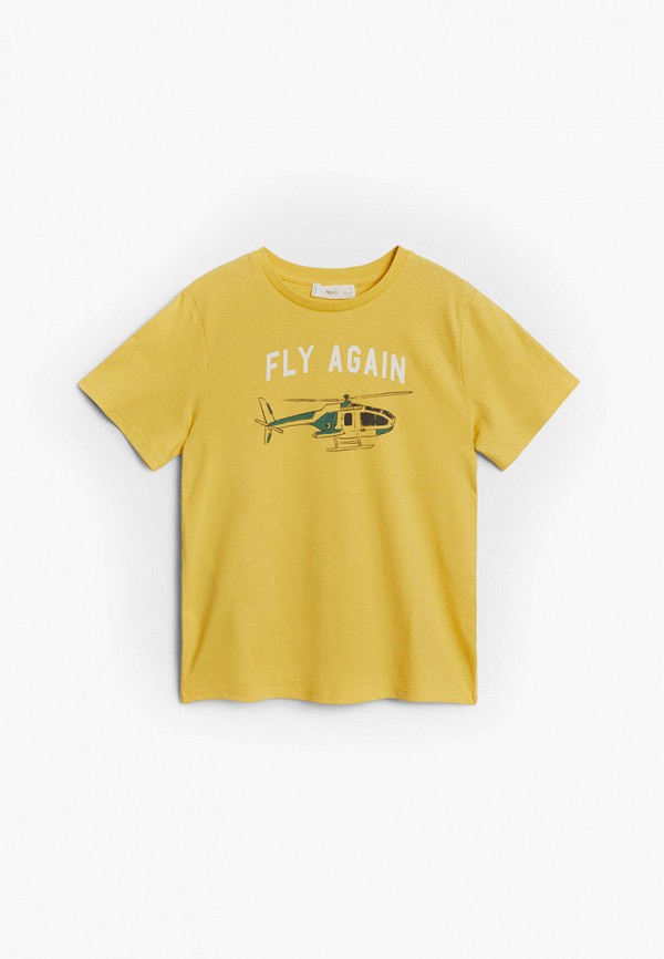 

Футболка Mango Kids, Желтый, - FLY