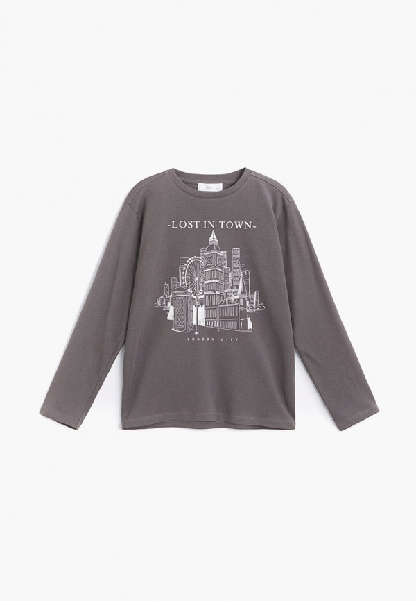 

Лонгслив Mango Kids, Серый, - CITIES2