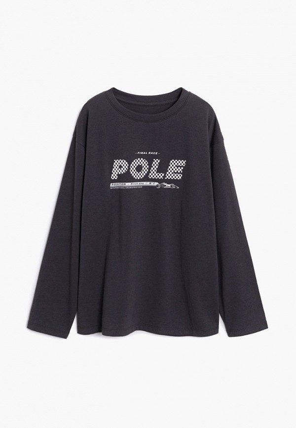 

Лонгслив Mango Kids, Серый, - POLE