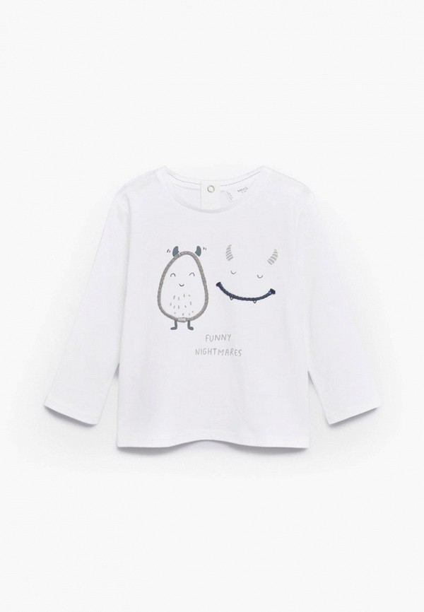 

Лонгслив Mango Kids, Белый, - CORD