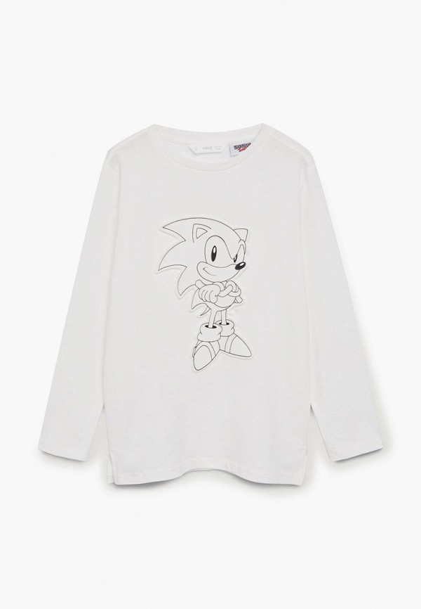 

Лонгслив Mango Kids, Белый, - SONIC