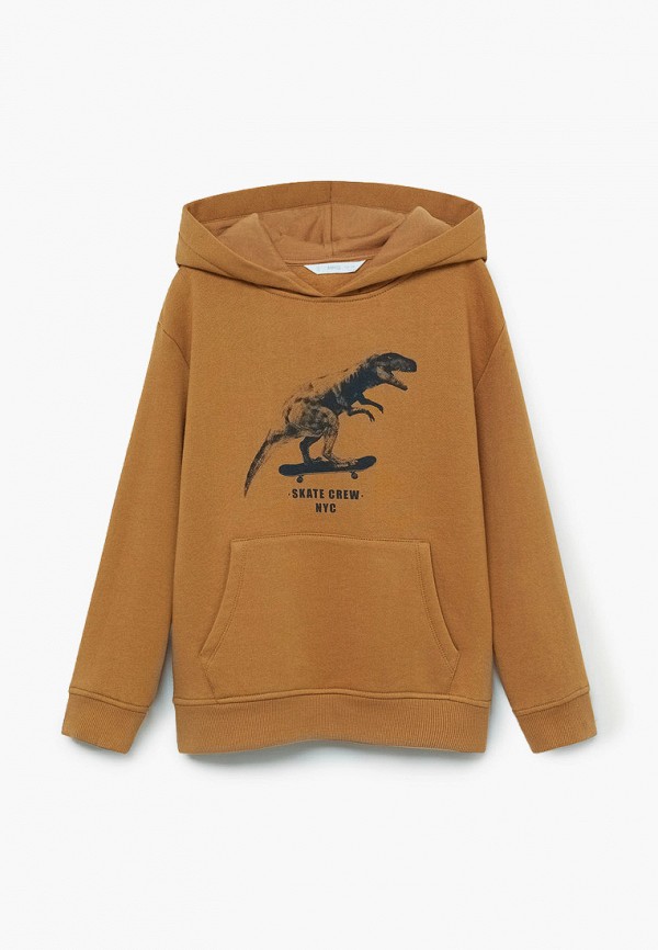 

Худи Mango Kids, Коричневый, - REX