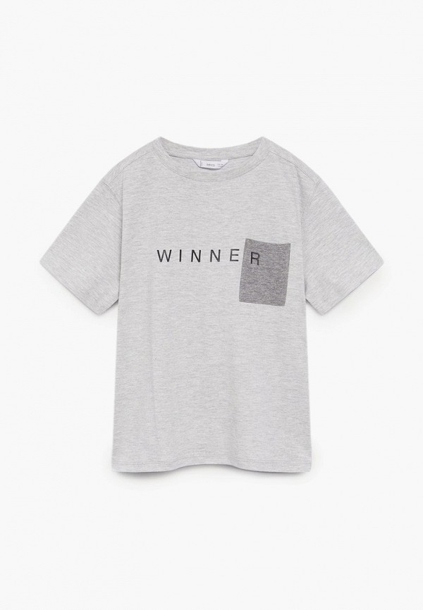 

Футболка Mango Kids, Серый, - WINNER