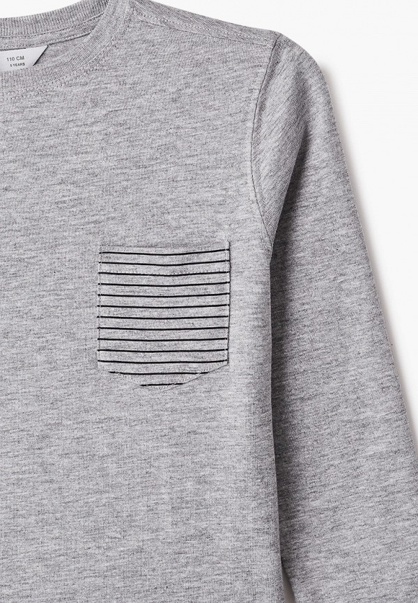 

Лонгслив Mango Kids, Серый, - STRIPE