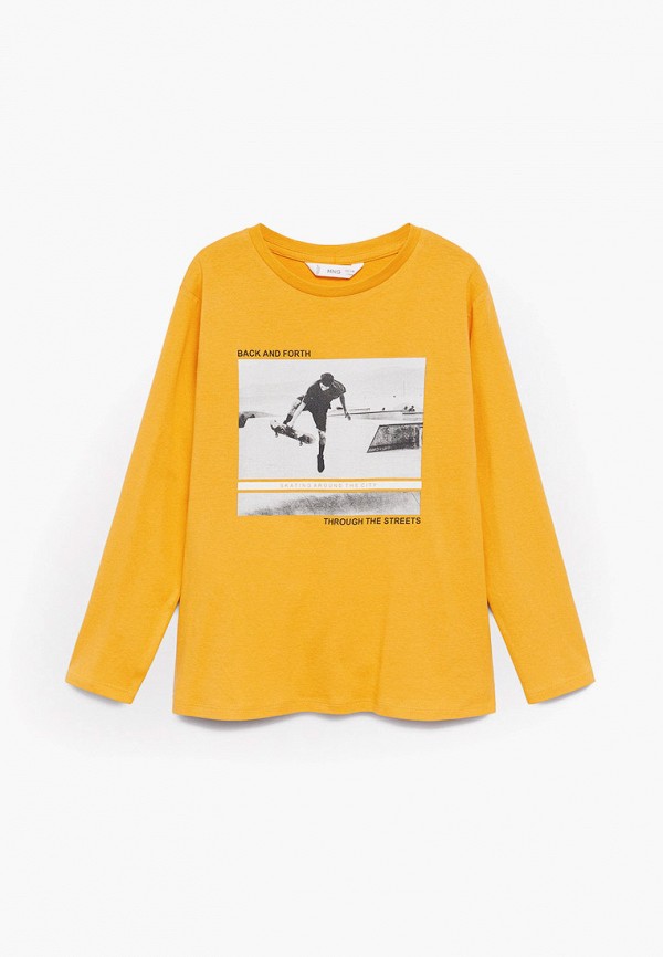 

Лонгслив Mango Kids, Желтый, Mango Kids MA018EBLGHN0