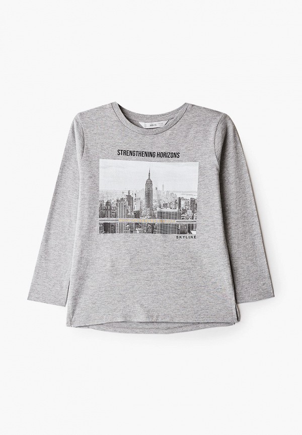 

Лонгслив Mango Kids, Серый, Mango Kids MA018EBLGIE6
