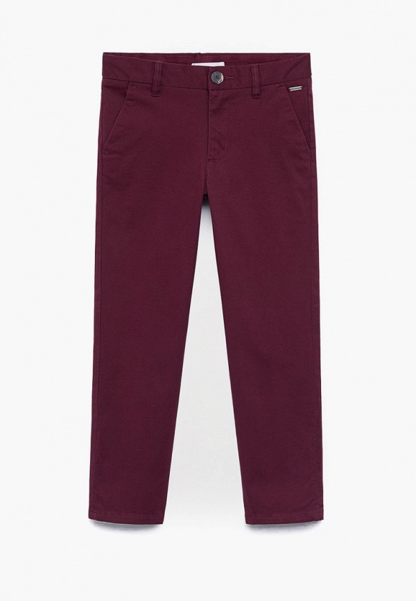 

Брюки Mango Kids, Бордовый, Mango Kids MA018EBLNNZ2