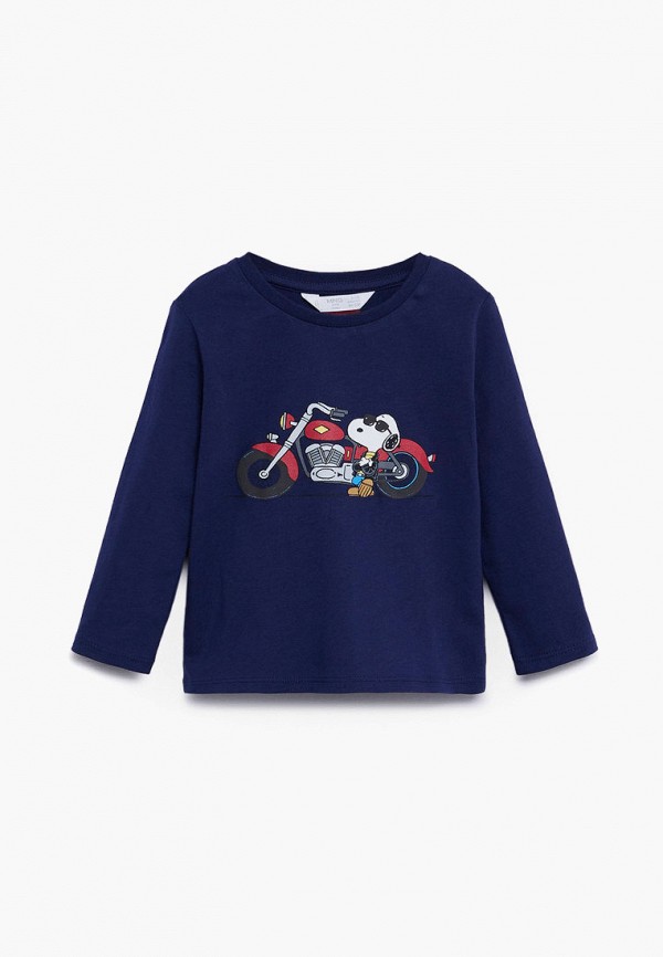 

Лонгслив Mango Kids, Синий, - SMOTO