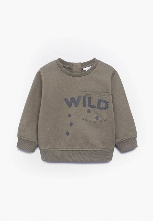 

Свитшот Mango Kids, Хаки, - WILD