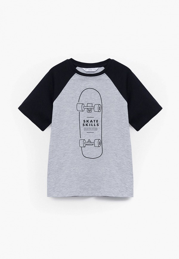 

Футболка Mango Kids, Серый, - SKILLS