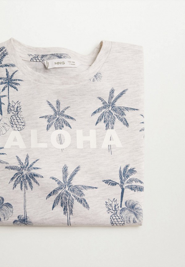 

Футболка Mango Kids, Серый, - ALOHA