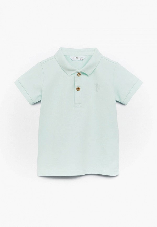 

Поло Mango Kids, Бирюзовый, Mango Kids MA018EBMRXG2