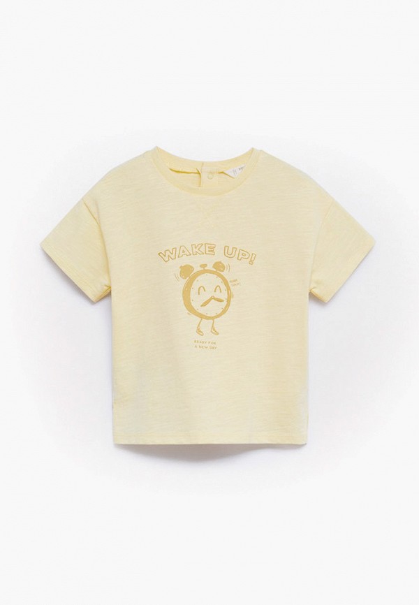 

Футболка Mango Kids, Желтый, - OBJECTS