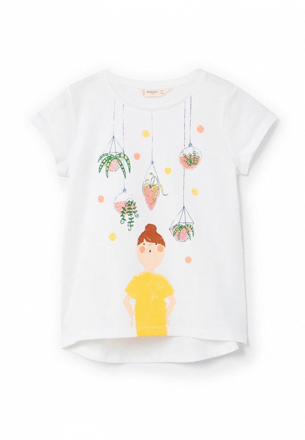 

Футболка Mango Kids, Белый