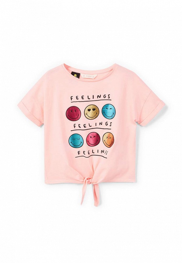 

Футболка Mango Kids, Розовый