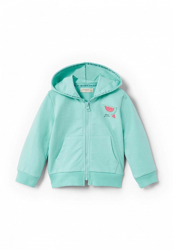 

Толстовка Mango Kids, Бирюзовый