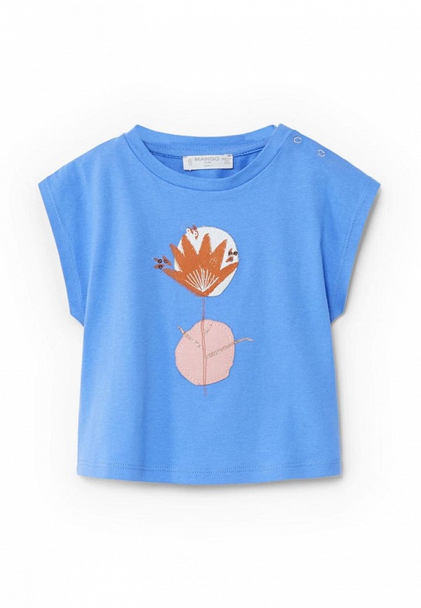 

Футболка Mango Kids, Синий