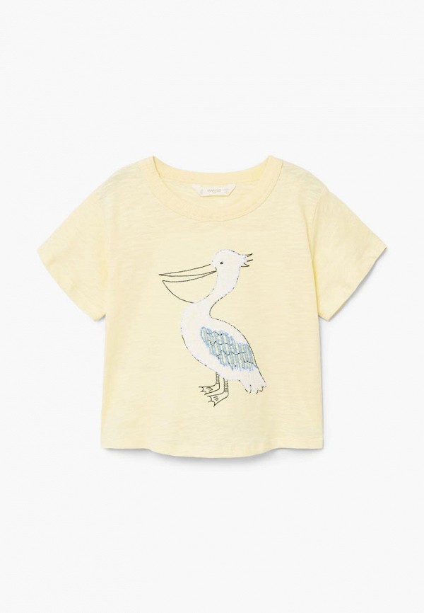 

Футболка Mango Kids, Желтый