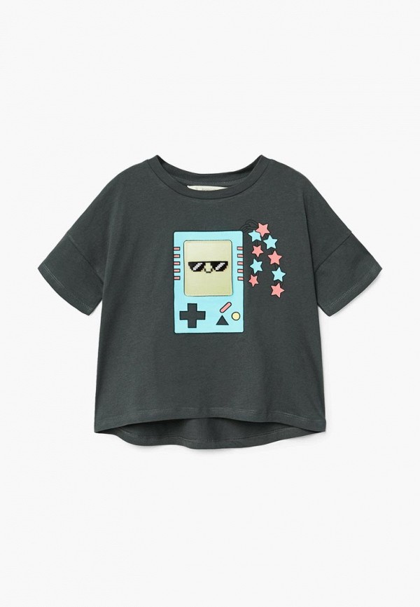 

Футболка Mango Kids, Серый