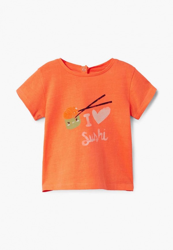 

Футболка Mango Kids, Оранжевый