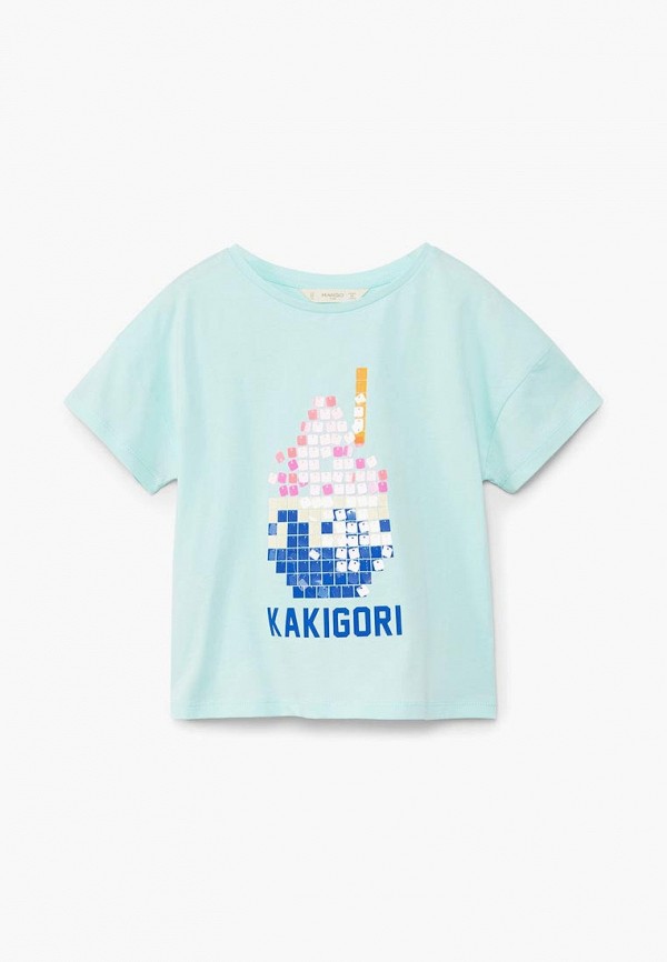 

Футболка Mango Kids, Голубой