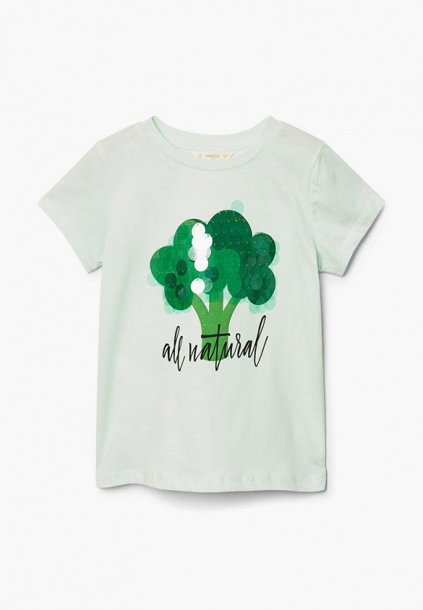 

Футболка Mango Kids, Зеленый