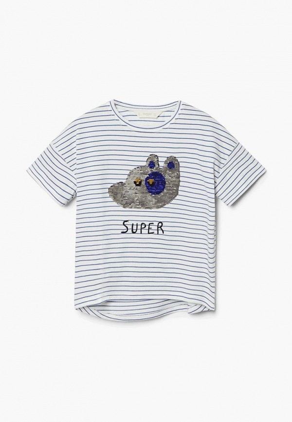 

Футболка Mango Kids, Синий