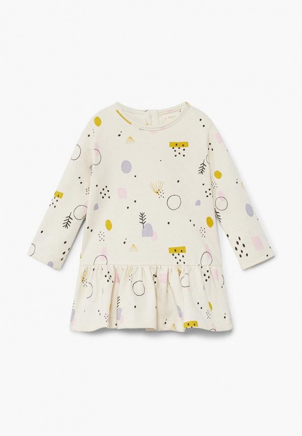 

Платье Mango Kids, Бежевый
