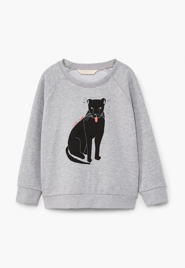 

Свитшот Mango Kids, Серый