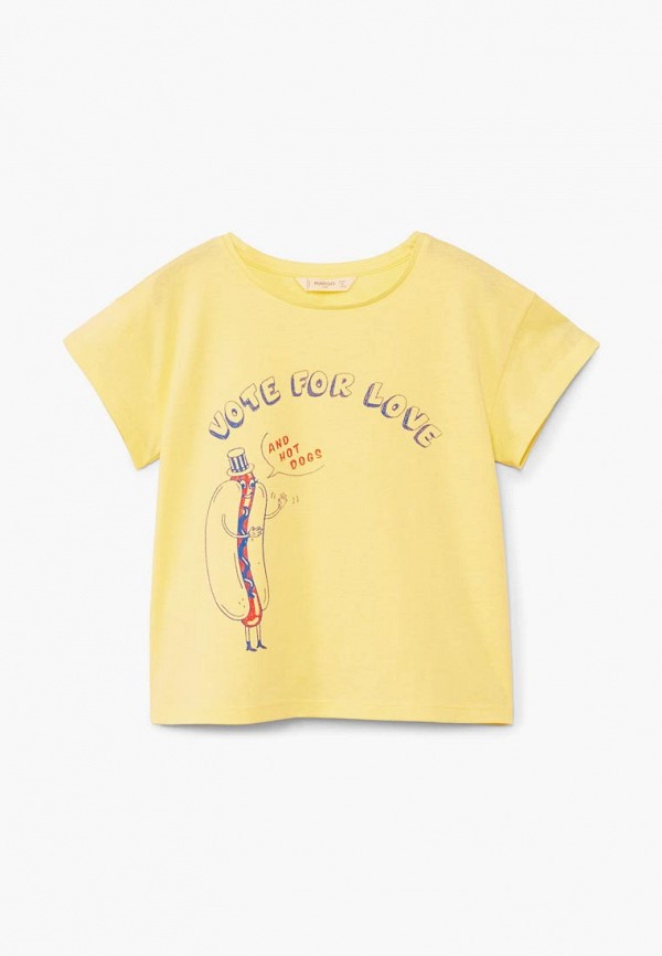 

Футболка Mango Kids, Желтый
