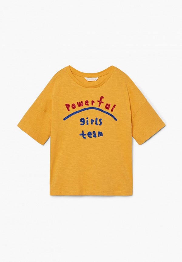 

Футболка Mango Kids, Желтый
