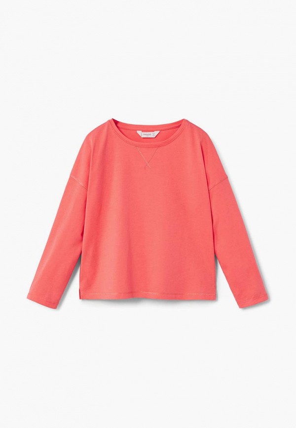 

Лонгслив Mango Kids, Коралловый