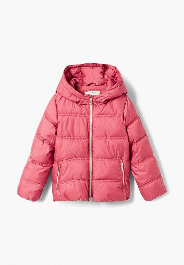 

Куртка утепленная Mango Kids, Розовый